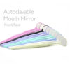 Denmax Assorted Colour Mouth Mirror - Single Sided Autoclavable