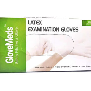 4 x Glovemeds Examination Latex Powder-Free Gloves